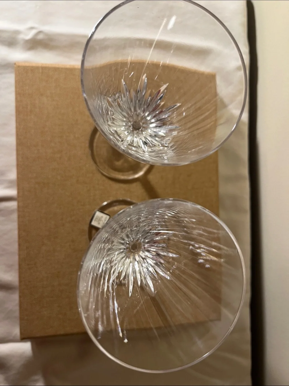 Waterford Crystal Marquis Cut Stemware Pair